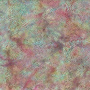 Hoffman Bali Handpaints: Scales Melon (per 1/4 metre) | 