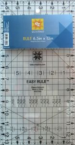 EZ Quilting Easy Ruler 6.5' x 13' Ruler | 