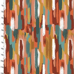 Painted Soul fabric: Brush Stroke Multi (per 1/4 metre) | 