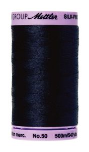 Mettler 50 Cotton Thread 500m 0827 Dark Blue | 