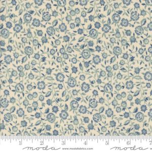 Sacre Bleu fabric: Renoncule, Pearl French Blue | 