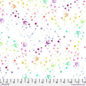 Tula Pink True Colours Fabric: Fairy Dust White | 