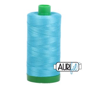 Aurifil 40 Cotton Thread 5005 Bright Turquoise | 