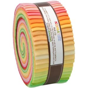 Robert Kaufman Kona Sunrise Palette 21/2' RollUp | 