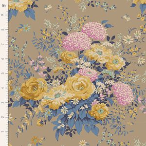 Tilda Chic Escape fabric: Wildgarden Sand (per 1/4 metre) | 