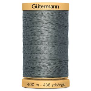 Gutermann Natural Cotton 50 Weight Thread 400m 5705 Rain Grey | 