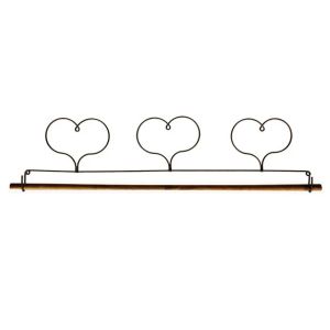 Wire Hanger  Three Heart Hanger  12' | 