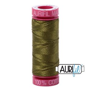 Aurifil 12 Cotton Thread 2887 Very Dark Olive | 