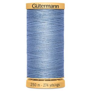 Gutermann Natural Cotton 50 Weight Thread 250m Sky Blue 5826 | 