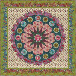 Flower Go Round Quilt Kit  PreOrder | 