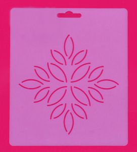 Quilt Stencil  5' Leaf Block | 