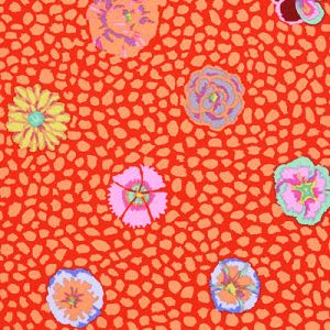 Kaffe Fassett Fabric Guinea Flower Apricot (per 1/4 metre) | 