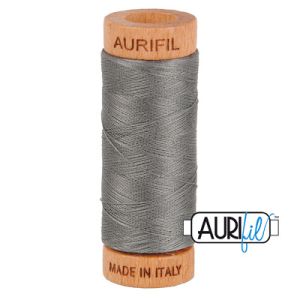 Aurifil 80 Cotton Thread 5004 Grey Smoke 274m | 