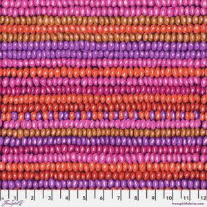 Kaffe Fassett Fabric Bead Stripe Magenta (per 1/4 metre) | 