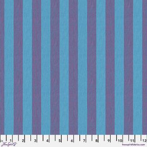 Kaffe Fassett Fabric: Shot Cotton Stripes Wide Blueberry (per 1/4 metre) | 