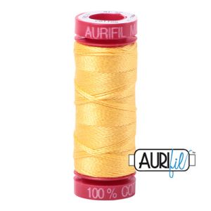 Aurifil 12 Cotton Thread 1135 Pale Yellow | 