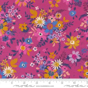 Maeve Fabric: Violet, Petunia | 