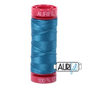 Aurifil 12 Cotton Thread 1125 Medium Teal | 