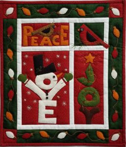 Love Peace Joy Quilt Kit Rachels of Greenfield | 