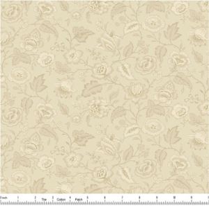 Wildflower Cottage fabric: Ivory Floral | 