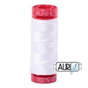 Aurifil 12 Cotton Thread 2024 White | 