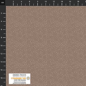 Quilters Coordinates fabric: Tiny Triangles Brown (per 1/4 metre) | 