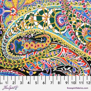 Kaffe Fassett Collective: Paisley Jungle Contrast (per 1/4 metre) | 