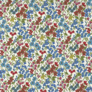 Wildflowers fabric: Tossed Floral Cloud (per 1/4 metre) | 