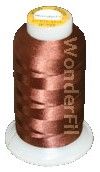 InvisaFil Thread: 100wt 2 ply Polyester 2500m Spool Cinnamon | 