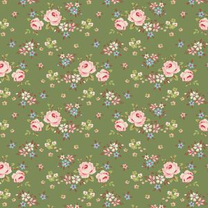 Tilda fabric: Creating Memories Winter Gracie Green | 