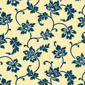 Annabella Fabric: Trumpet Vine Yellow (per 1/4 metre) | 