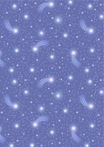 Glow Fairies fabric: Starry Sky on Dusk | 