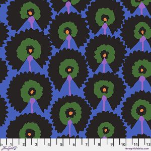 Kaffe Fassett Collective Fabric: Regal Fans Dark (per 1/4 metre) | 