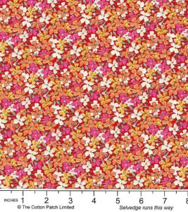 Liberty fabric: Caroline Campbell, Red | 