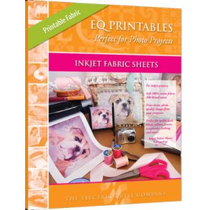 EQ Printables Inkjet Fabric Sheets 8 1/2' x 11' | 