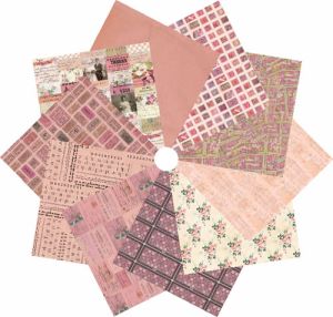 Tim Holtz Eclectic Elements Palette Pink Fat Quarter Pack | 