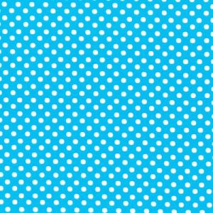 Colour Basic Polka Dots: Medium Spots Azure (per 1/4 metre) | 