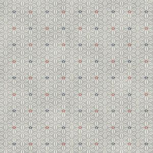 Tranquility fabric: Trellis Soft Grey Makower | 