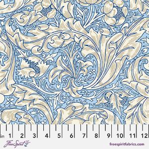 William Morris Wandle Fabric: Bachelors Button Blue (per 1/4 metre) | 