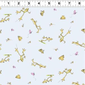 Guess How Much I Love You  When I'm Big Fabric: Frogs on Grey (per 1/4 metre) | 