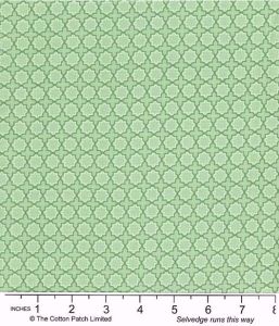 Juliette fabric, Decorative Geo, Teal/Green | 