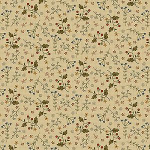 Farm to Market: Prairie Flowers Linen (per 1/4 metre) | 