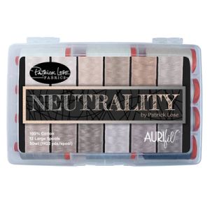 Aurifil 50 Weight Thread Box: Neutrality by Patrick Lose | 