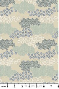 Hajime fabric: Clouds, Linen | 