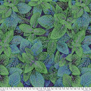 Kaffe Fassett Collective Fittonia fabric Green | 