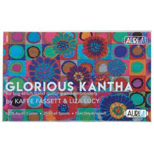 Aurifil 12 Weight Glorious Kantha by Kaffe Fassett and Liza Lucy | 