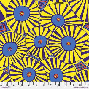 Kaffe Fassett Collective: Brollies Yellow (per 1/4 metre) | 