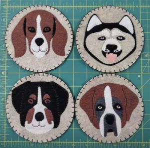 Dog Coasters Kit Rachels of Greenfield | 