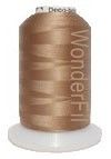 Deco Bob: 80wt 2ply Polyester Thread 2000m Spool Soft Tan | 