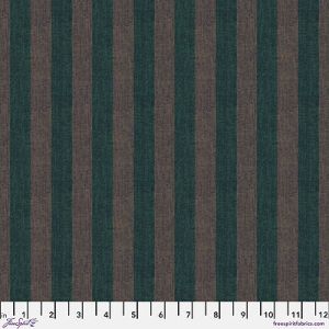 Kaffe Fassett Fabric: Shot Cotton Stripes Wide Seaweed (per 1/4 metre) | 